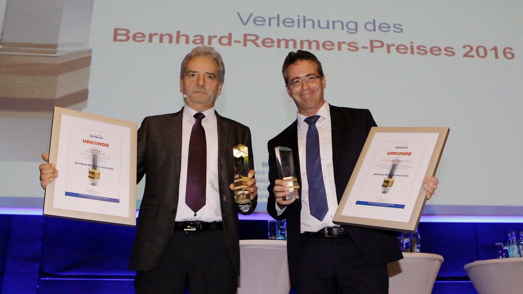 MD Projektmanagement wird mit dem Bernhard-Remmers-Preis 2016 ausgezeichnet.